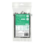 Стяжка кабельная MultiSet 100х2.5 Чёрная (100шт)