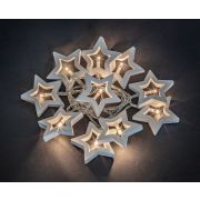 Гирлянда новогодняя светодиодная NGF-D009-10WW-2AA-деревянные звёздочки