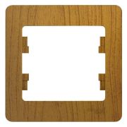 GLOSSA Рамка 1 пост дуб