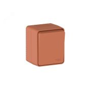 AtlasDesign PROFI IP54 О/У 1-клавишный ВЫКЛЮЧАТЕЛЬ 10 АХ, ТЕРРАКОТОВЫЙ