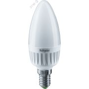 Лампа светодиодная LED 7вт E14 белый матовая свеча