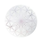 Светильник светодиодный ДБО-18w 6500К 1380м IP20 матовый рисунок с декоративным узором Астра