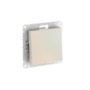 ATLASDESIGN 1-клавишный ВЫКЛЮЧАТЕЛЬ, сх.1, 10АХ, быстрозажимные клеммы, ЖЕМЧУГ