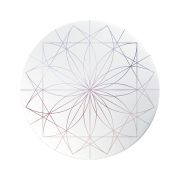 Светильник светодиодный ДБО-24w 4000К 1840м IP20 матовый рисунок с декоративным узором ''Астра'' Jazzway