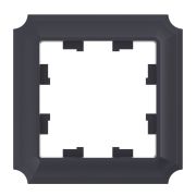 ATLASDESIGN ANTIQUE 1-постовая рамка, КАРБОН