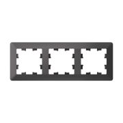 ATLASDESIGN AIR 3-постовая РАМКА, БАЗАЛЬТ/дымчатый черный