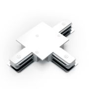 Коннектор для встраиваемых трековых шинопроводов AC 220В Белый IP20 Т-образный Track Gauss