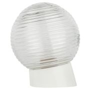 Светильник НБП 01-60-004 с наклонным основанием Гранат стекло IP20 E27 max 60Вт D150 шар