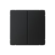 ARTGALLERY 2-клавишный ВЫКЛЮЧАТЕЛЬ, 10АХ, механизм, быстрозажимные клеммы, КАРБОН