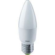 Лампа светодиодная LED 7вт E27 белый матовая свеча