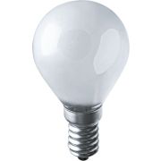 Лампа накаливания декоративная ДШ 40вт Р45 230в Е14 матовая (шар)