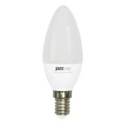 Лампа светодиодная LED 7w E14 4000K свеча  230/50 Jazzway