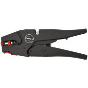 Стриппер самонастраивающийся со сменными ножами зачистка 003-10мм (AWG 32-7) рез кабеля одножильные 6мм многожильные 10мм ограничитель длины 3-18мм L=200мм пластиковые рукоятки