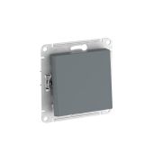 ATLASDESIGN 1-клавишный ПЕРЕКЛЮЧАТЕЛЬ, сх.6, 10АХ, быстрозажимные клеммы, ГРИФЕЛЬ