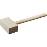 Деревянная прямоугольная киянка 330 г 70х50 мм