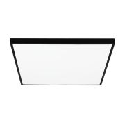 Светильник светодиодный ДВО-40w 588*588*25 6500K опаловый Грильято IP40 3800Лм черный JazzWay