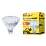 Лампа светодиодная LED 5вт 12в GU5.3 тепло-белая
