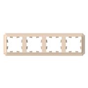 ATLASDESIGN ANTIQUE 4-постовая рамка, универсальная, ПЕСОЧНЫЙ