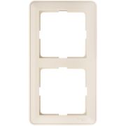 W59 Рамка 2 поста бежевая