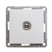 W59 Розетка телевизионная TV скрытая в рамку белая