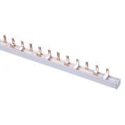Гребенчатая шина /Шина соединительная  3P 75А 1 м. 18х3 контактов ШС-101