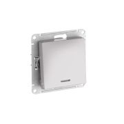 ATLASDESIGN 1-клавишный ВЫКЛЮЧАТЕЛЬ с подсветкой ,сх.1а, 10АХ, быстрозажимные клеммы,АЛЮМИНИЙ