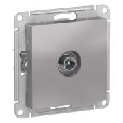 Розетка ATLASDESIGN TV оконечная 1DB механизм алюминий