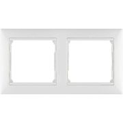 Рамка 2-м Valena горизонт. бел. IEK 774452