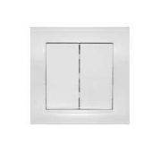 Выключатель 2-кл. СП Бриллиант 10А IP20 бел. UNIVersal 7947403