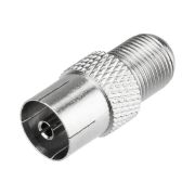 Переходник антенный гнездо F-гнездо TV блист. Rexant 06-0024-A